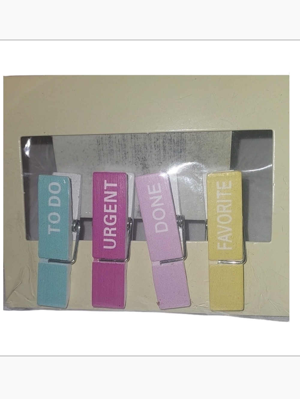 CRAFT smart clothespins  , to do , urgent  , done , favorite  ,
